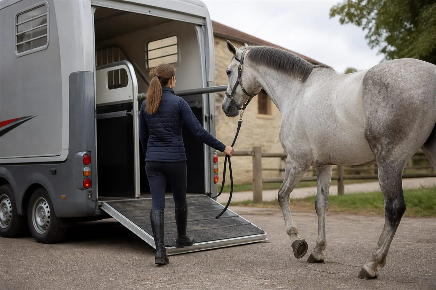 Transporter un cheval en sécurité
